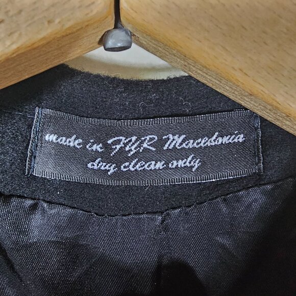 Gianfranco Ruffini Men Black Cashmere Blend Blazer Sz 42R Quiet Luxury Old Money - Picture 5 of 13